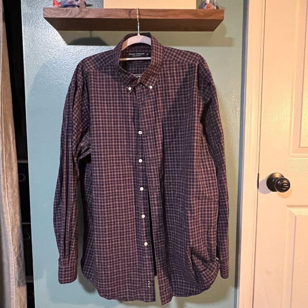 Daniel Cremieux Men's Shirt - Blue and Red